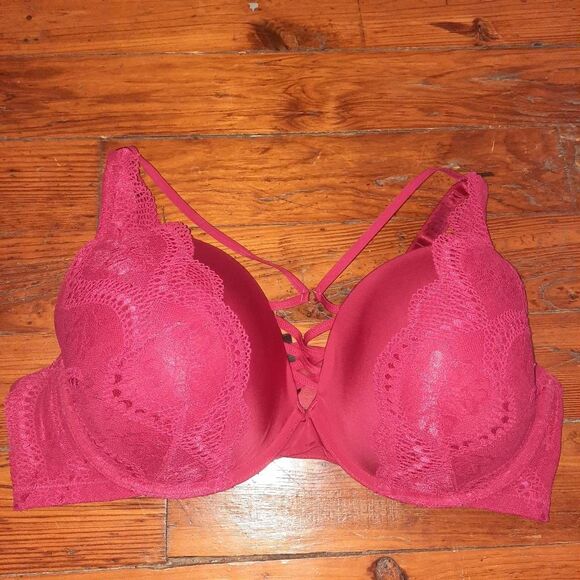 Torrid XO Boost Plunge Red Bra - Picture 1 of 3